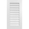 Ekena Millwork Vertical Surface Mount PVC Gable Vent: Non-Functional, w/ 3-1/2"W x 1"P Standard Frame, 18"W x 34"H GVPVE18X3401SN - alternate 1